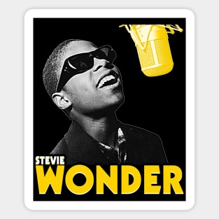Young Stevie Wonder // Retro R&B Singer Tribute Magnet